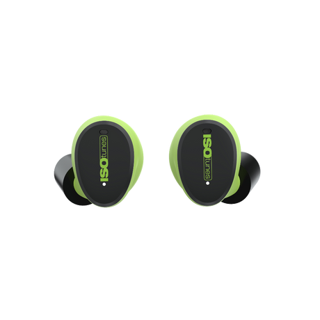 ISOtunes FREE Aware True Wireless Bluetooth Earbuds - Safety Green