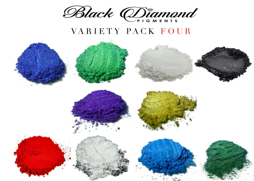Variety Pack #4 | 10 Colours | Black Diamond Pigments