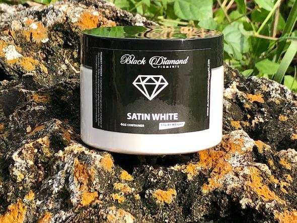 Satin White Pigment Powder | Black Diamond Pigments