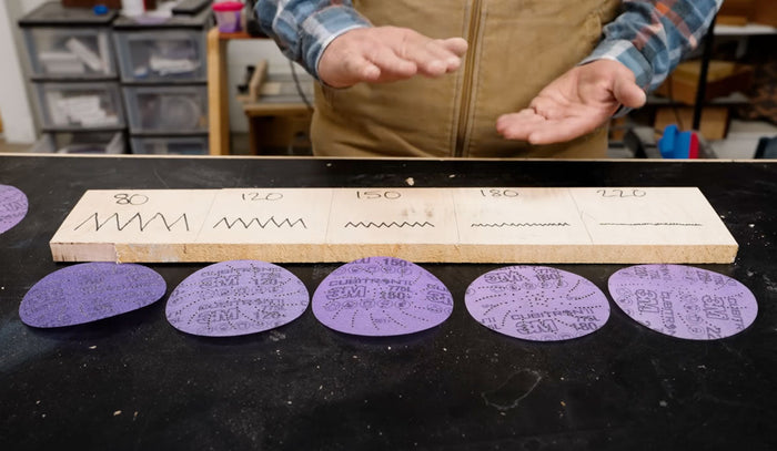 learning sanding grit applications