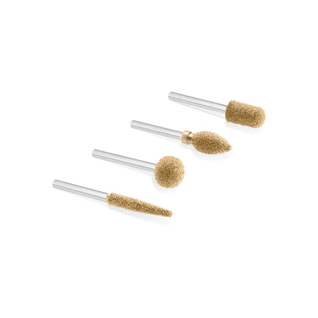 Kutzall 4 Piece Fine Burr Kit - 1/8" Shank