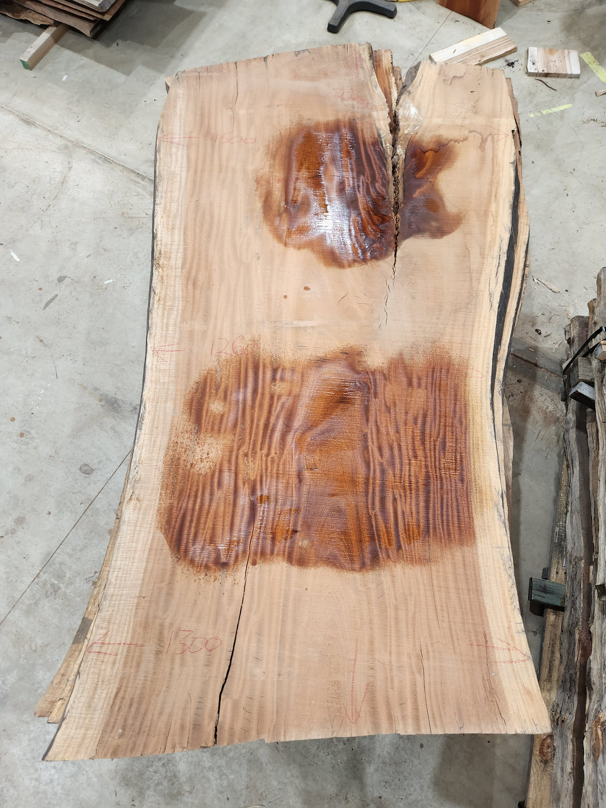 African Mahogany Slab 203