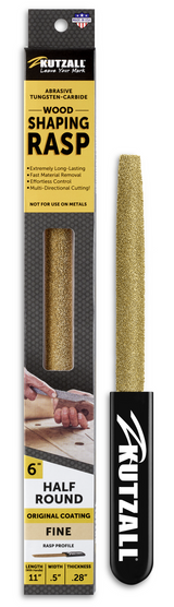 Kutzall 6"/150mm Half-Round Hand Rasp