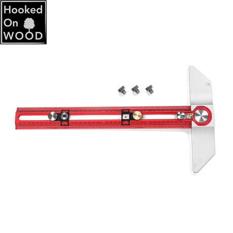 400mm MT-2465 Pro Combination T-Square - By Hongdui Tools/Hooked On Wood