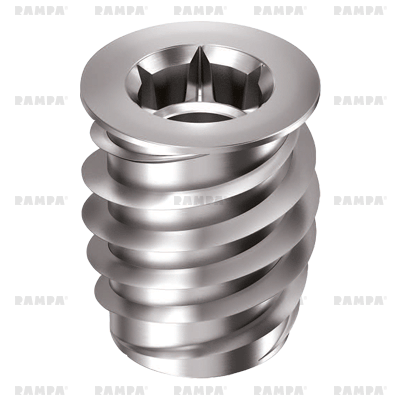 Rampa Steel M8 Threaded Inserts - SKD330 Flanged