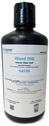 Clean Armor 700 Interior Clear Coat | Satin