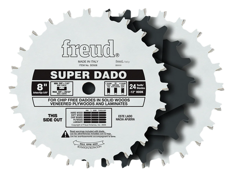 Freud 8"/203mm Super Stacked Dado Set - GLSD508