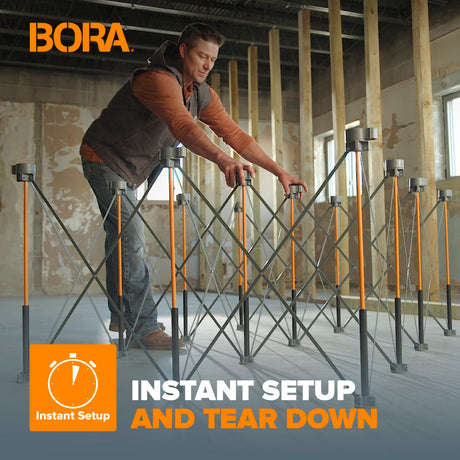 BORA Centipede 1.2m x 1.8m x 0.75m Unit, 4 X-Cups, 4 Clamps, C/S Bag