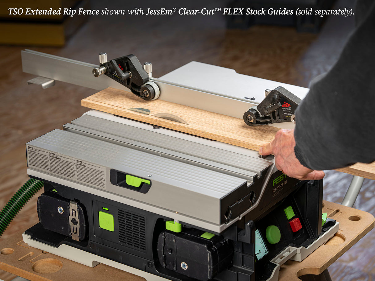 TSO Products Extended Rip Fence for Festool CSC SYS 50 EB Cordless Table Saw