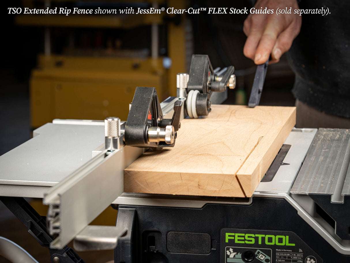 TSO Products Extended Rip Fence for Festool CSC SYS 50 EB Cordless Table Saw
