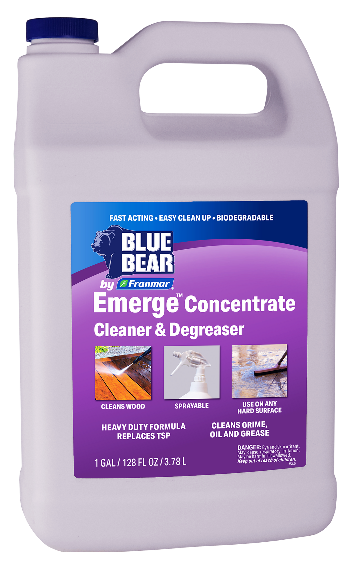 Blue Bear Emerge Concentrate Cleaner and Degreaser