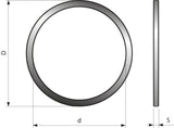 Freud Circular Saw Blade Bush/Reducing Ring - 30mm to 25.4mm x 1.8mm - BLA-18300-254V02