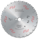 Freud Industrial Thin Kerf Rip Cut Circular Saw Blade - 250mm Diameter - 24 Tooth - 30mm Bore - LU1E 0100