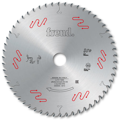 Freud Industrial Thin Kerf General Purpose Circular Saw Blade - 250mm Diameter - 48 Tooth - 30mm Bore - LU1H 0700