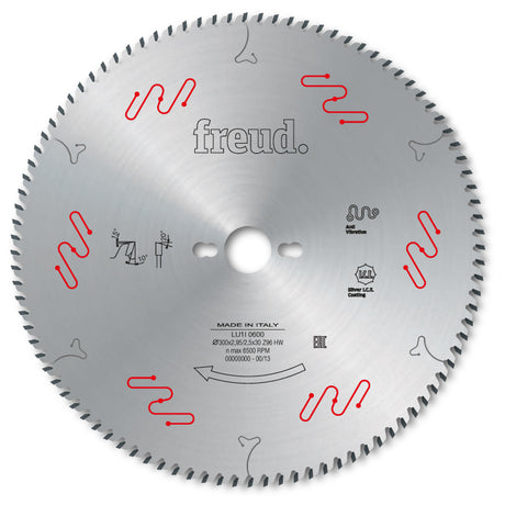 Freud Industrial Thin Kerf General Purpose Circular Saw Blade - 250mm Diameter - 80 Tooth - 30mm Bore - LU1I 0300