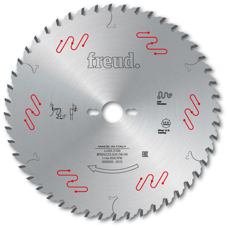Freud Industrial General Purpose Circular Saw Blade - 300mm Diameter - 48 Tooth - 30mm Bore - LU2A 2100