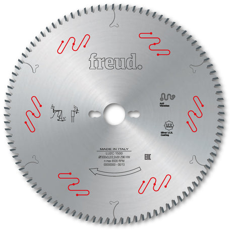 Freud Industrial Timber Fine Cut Off Circular Saw Blade - 250mm Diameter - 80 Tooth - 30mm Bore - LU2C 1200