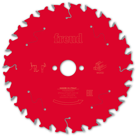 Freud Rip Cut Circular Saw Blade - 160mm Diameter - 24Tooth - 20mm Bore - FR06-W006H