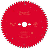 Freud Timber Fine Cut Off Mitre Saw Blade - 260mm Diameter - 60 Tooth - 30mm Bore - FR26-W001M