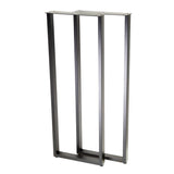 U Shape Rectangular Bar Table Legs 400x400x1100mm - 50x25