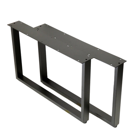 Hammer Roo U Shape Desk Legs 460x460x710mm - 50x25mm, front view