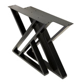 Z Style Dining Table Legs 710x710x710mm - 75x25