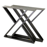 Z Style Dining Table Legs 710x710x710mm - 75x25