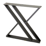 Z Style Dining Table Legs 710x710x710mm - 75x25