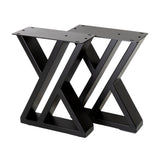 Z Style Bench Legs 310x310x410mm - 75x25