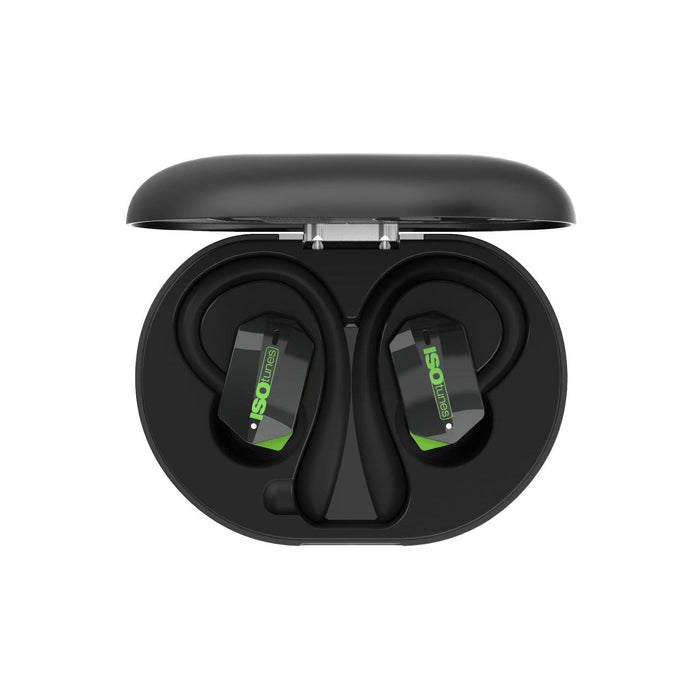 ISOtunes ULTRACOMM Aware True Wireless Bluetooth Earbuds - Safety Green