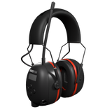 ISOtunes Air Defender AM/FM Radio Earmuffs - Black/Red