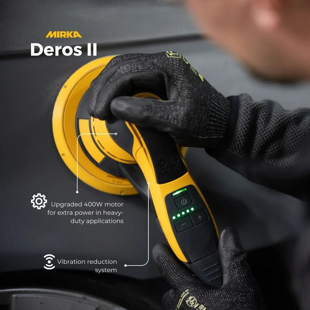 Mirka Deros II 150mm Random Orbital Sander - 2.5mm Orbit 625CV