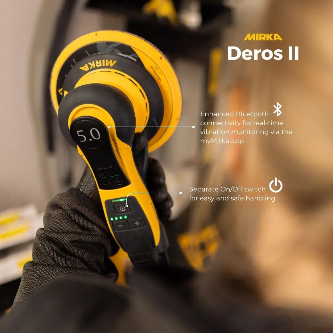 Mirka DEROS II 150mm Random Orbital Sander 5mm Orbit 650CV