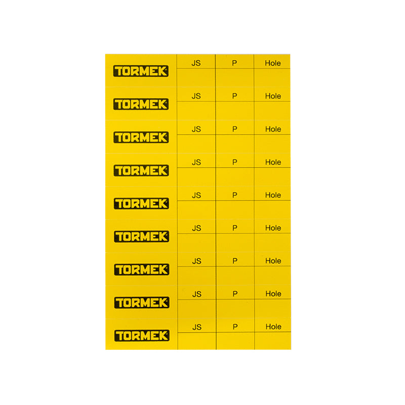 Tormek Recipe labels PL-01