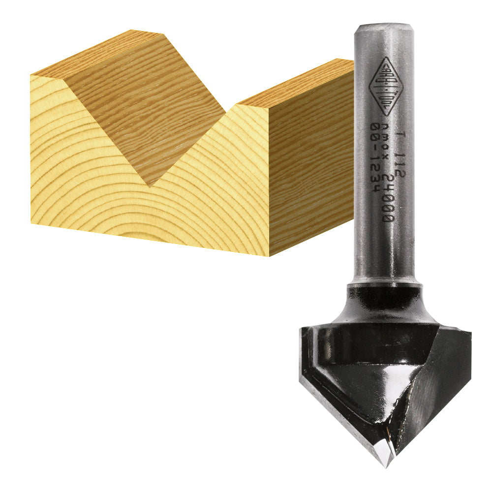 90° Vee Groove Router Bits Carbitool – Hammer Roo