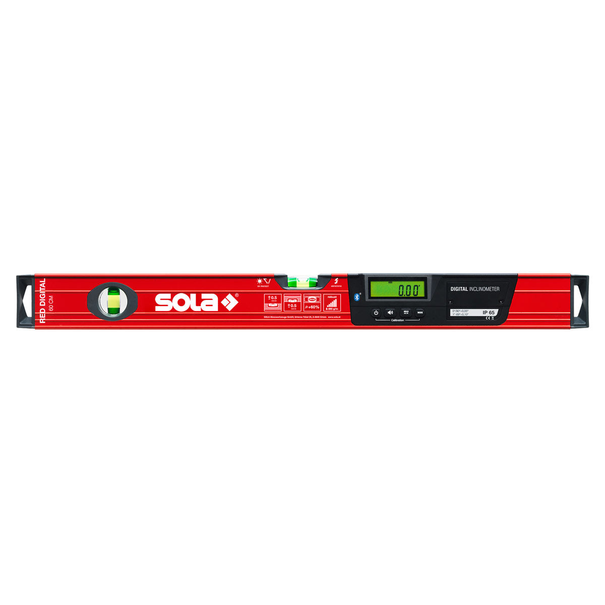 Sola Red Digital Spirit Level/Electronic Inclination Spirit Level 120cm/1200mm