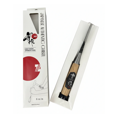 Shusaku Japanese Oire Chisels - Red Oak Handles