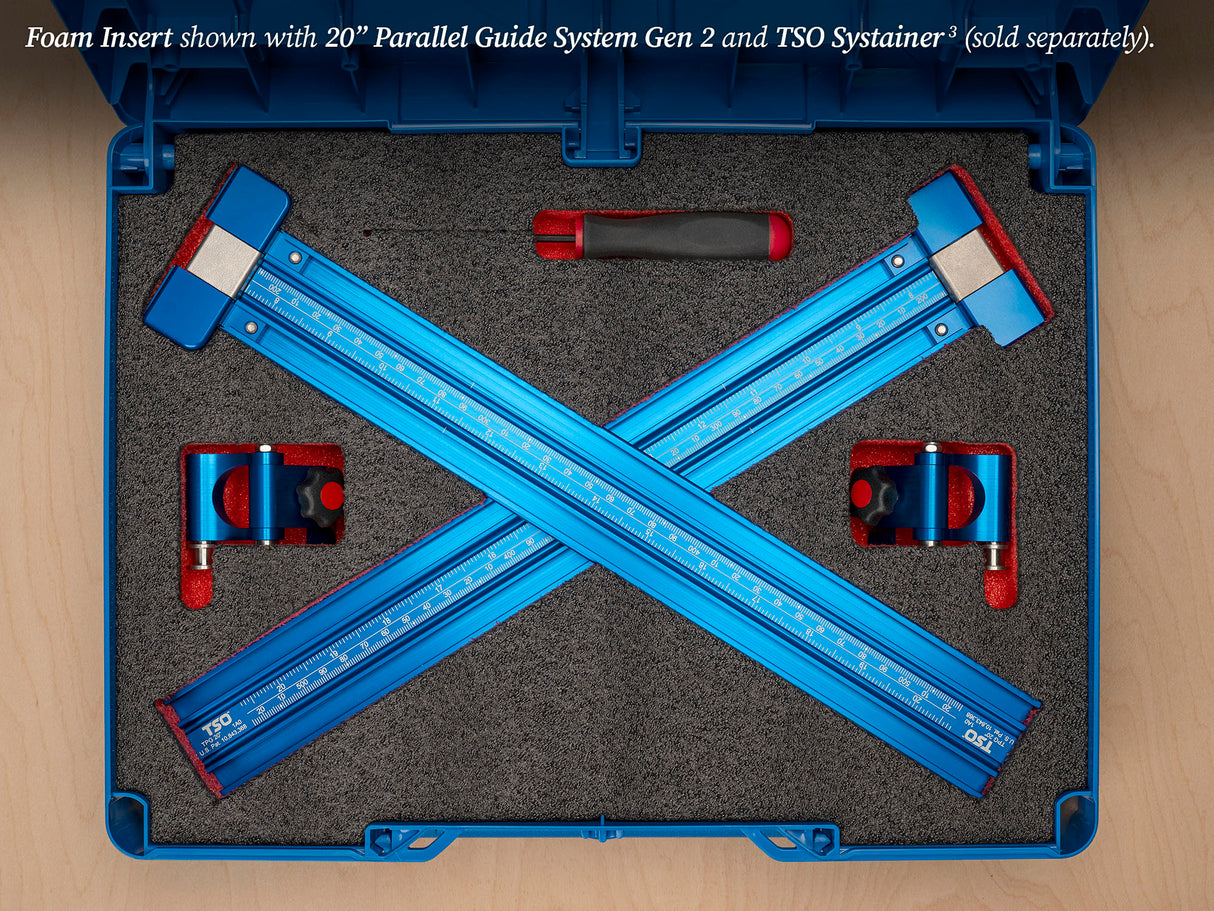 TSO Products Systainer Foam Insert for 20" Parallel Guide System Gen 2