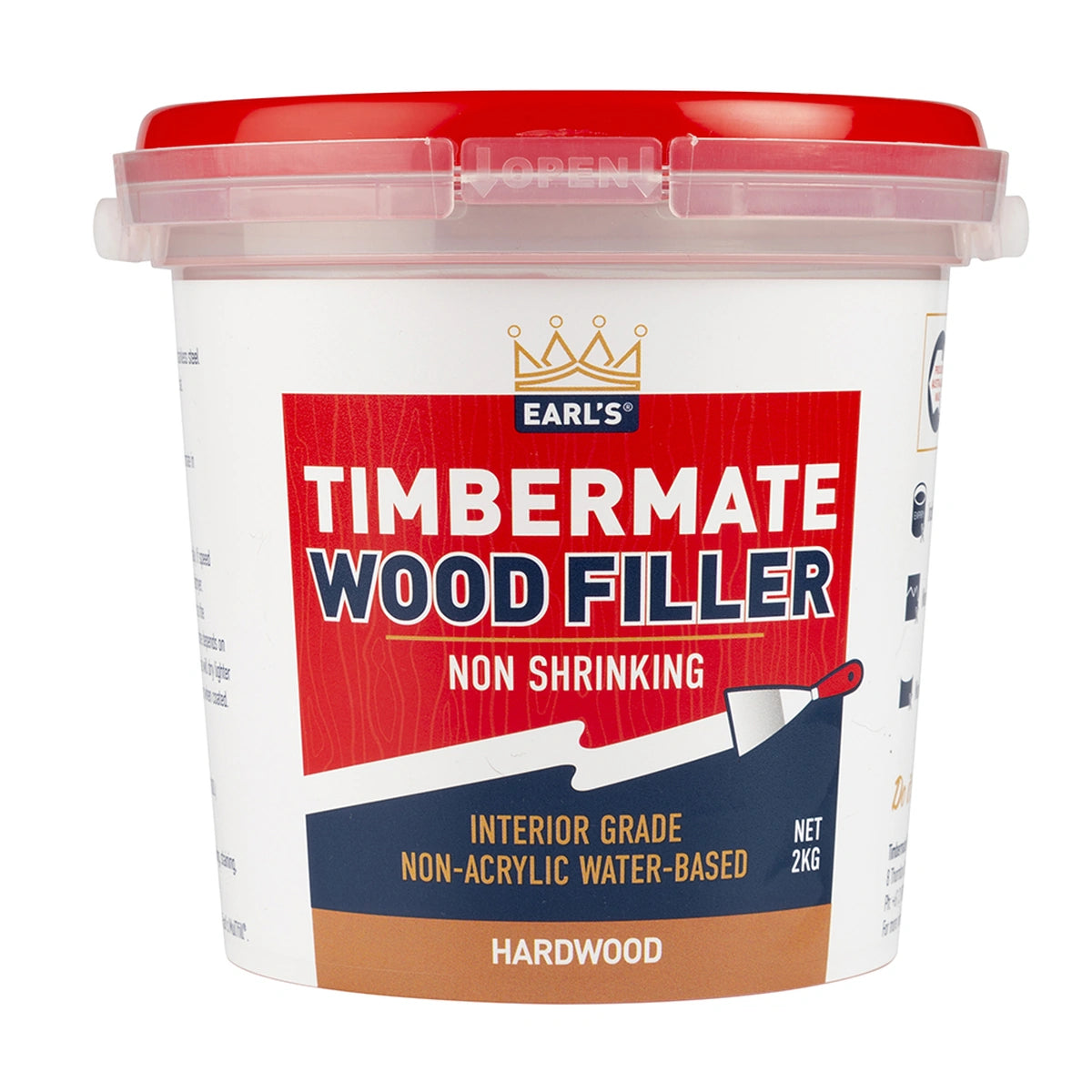 Earl's Timbermate Wood Filler Putty 2kg