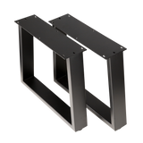 Trapezoid Coffee Table Legs Wide Bottom 430x500x410mm - 75x25mm