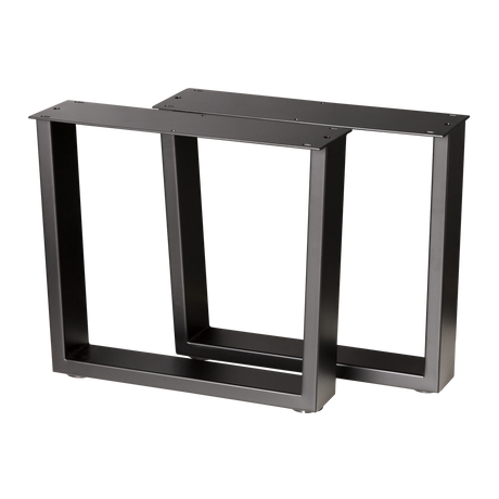 Trapezoid Coffee Table Legs Wide Top 460x430x410mm - 75x25mm