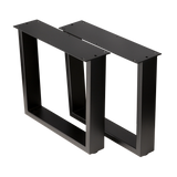 Trapezoid Coffee Table Legs Wide Top 460x430x410mm - 75x25mm