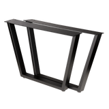 Trapezoid Coffee Table Legs Extra Wide 710x460x460mm - 50x25mm