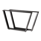 Trapezoid Coffee Table Legs Extra Wide 710x460x460mm - 50x25mm