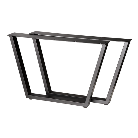 Trapezoid Coffee Table Legs Extra Wide 710x460x460mm - 50x25mm