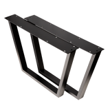 Trapezoid Coffee Table Legs Extra Wide 710x460x460mm - 50x25mm