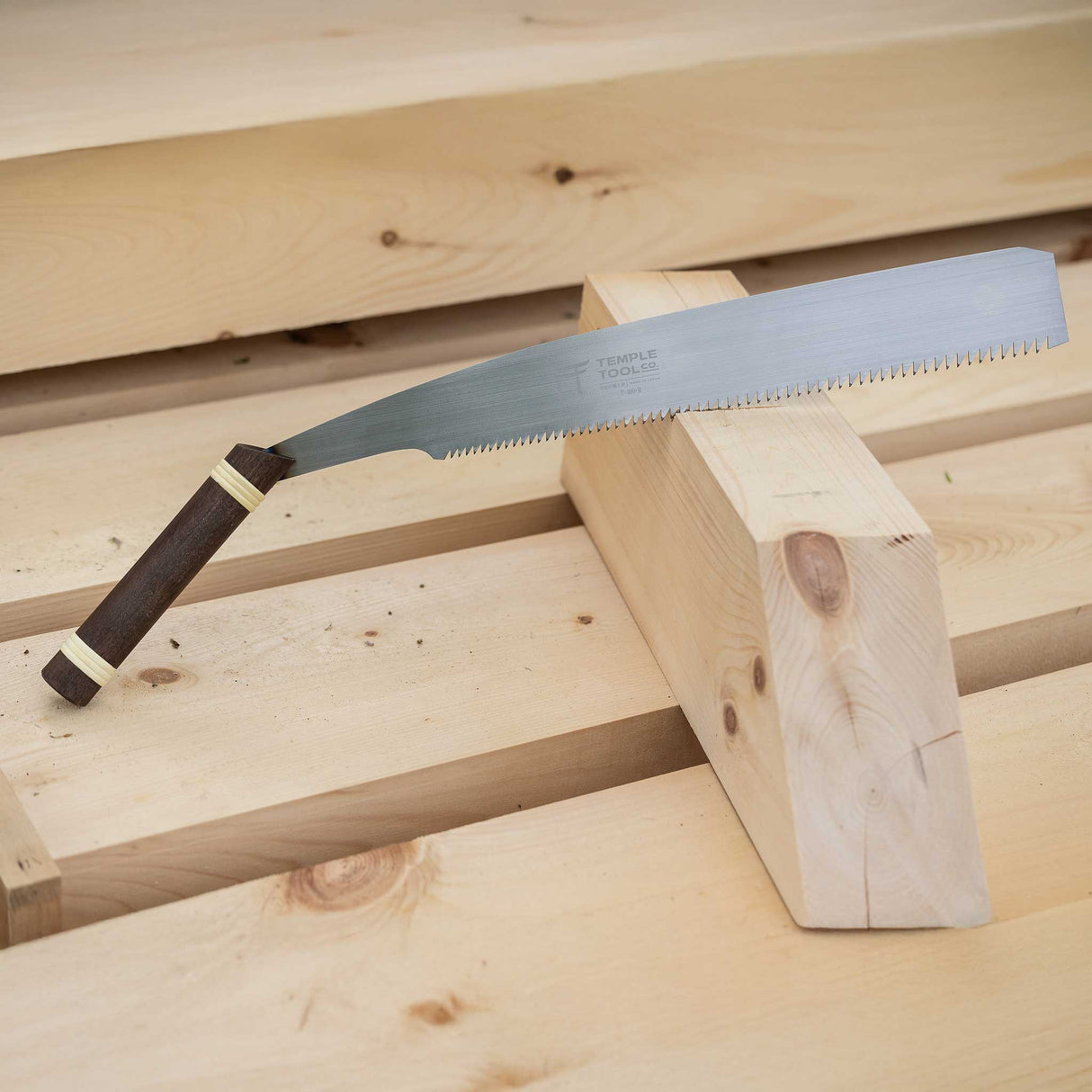 Temple Tool Co  Japanese Timber Framing Saw | Rip-Cut | 390mm