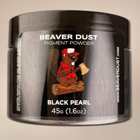 Black Diamond Pigments | Beaver Dust Mica Powder | Black Pearl