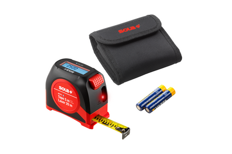Sola Metec digital tape measure with case