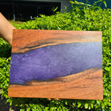 Ironbark & Custom Purple Serving Board